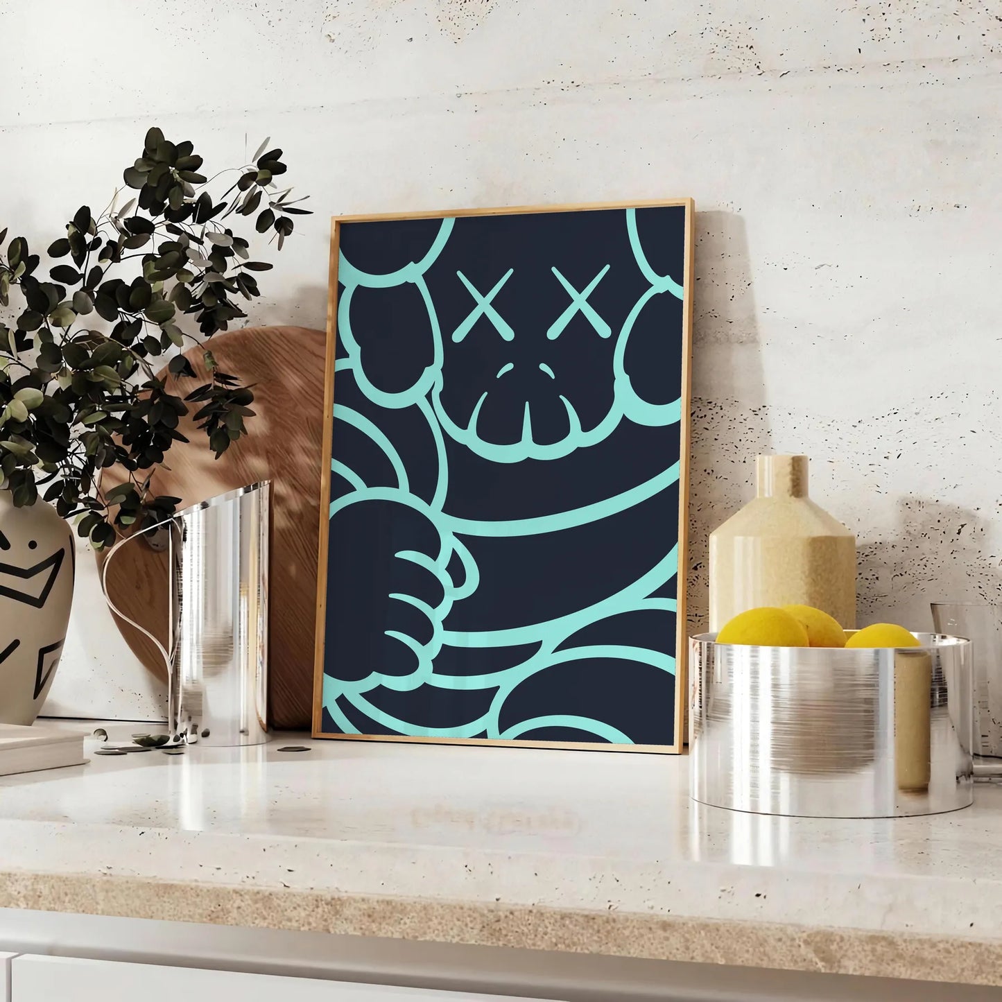wild energy Hyperbeast black blue poster perfect space dynamic statement unique artwork ideal gift enthusiasts bold wall art frame style