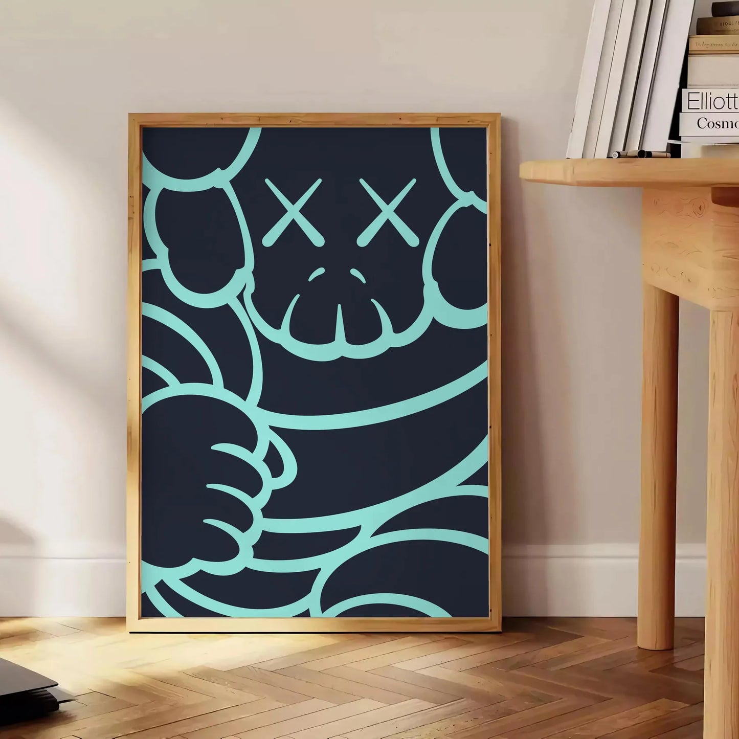 wild energy Hyperbeast black blue poster perfect space dynamic statement unique artwork ideal gift enthusiasts bold wall art frame style