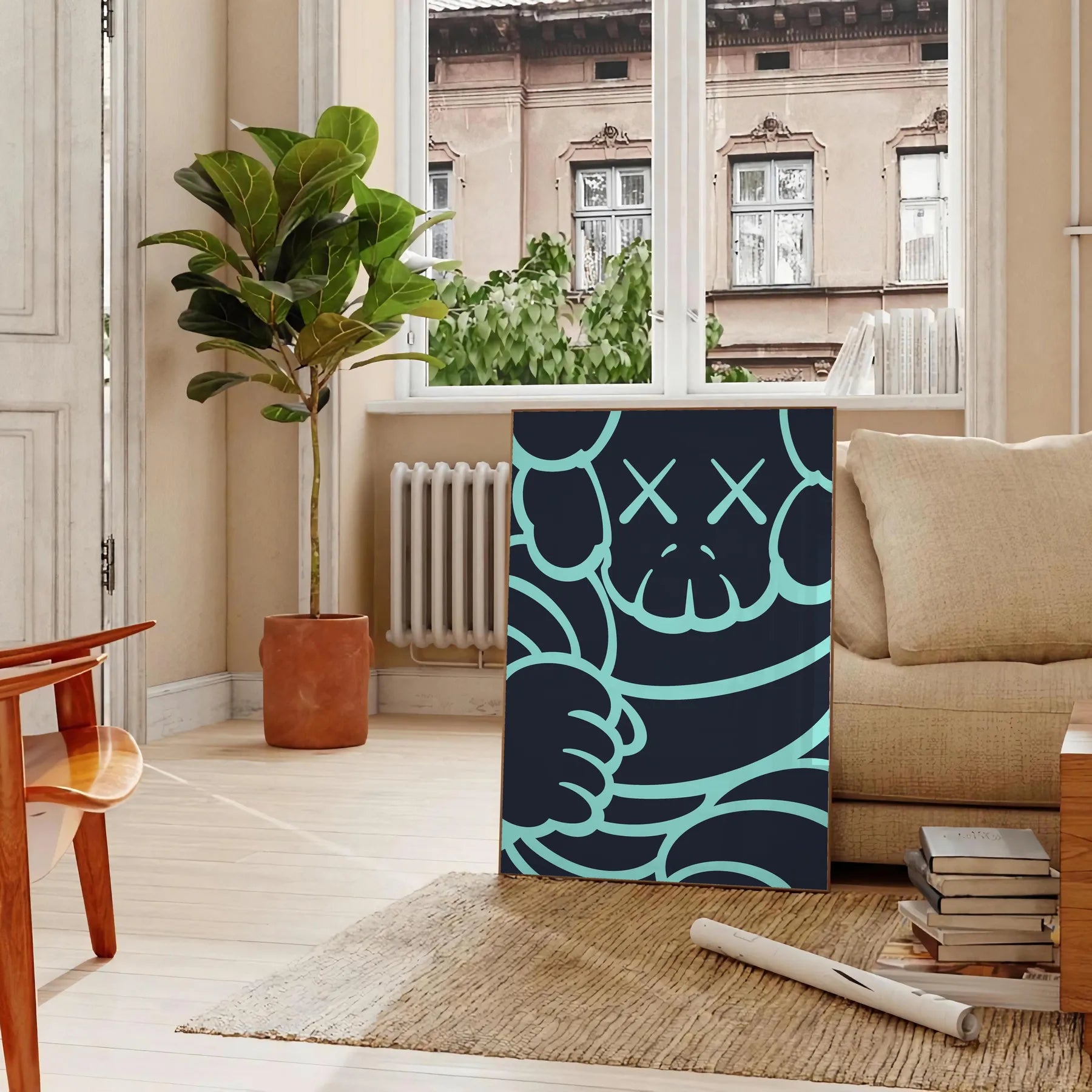 wild energy Hyperbeast black blue poster perfect space dynamic statement unique artwork ideal gift enthusiasts bold wall art frame style